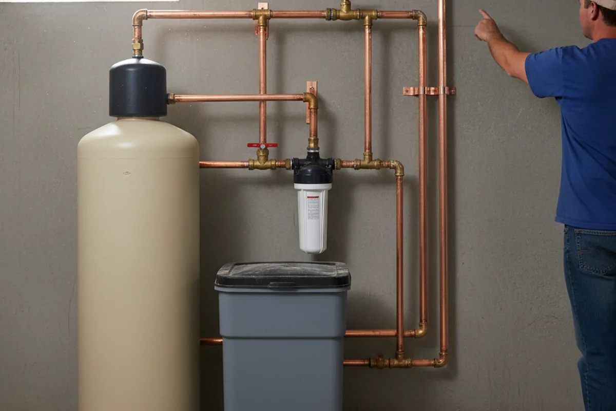 Whole-house water treatment system installed in Becket
